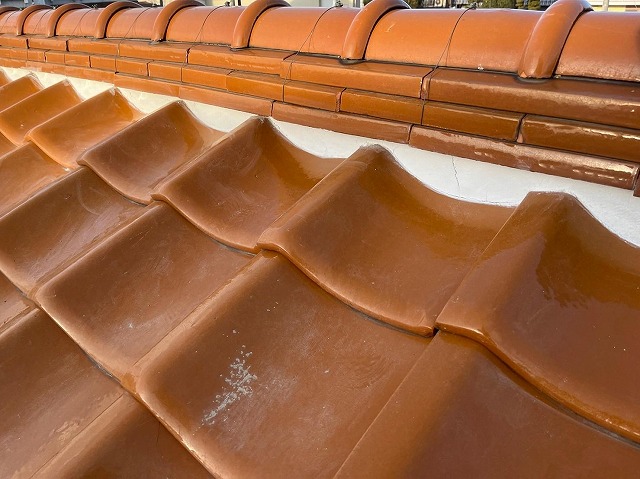 甲府市　瓦屋根工事